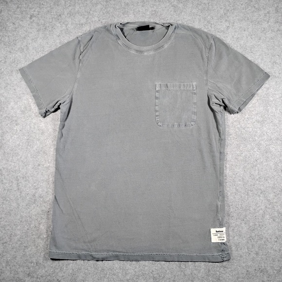 Barbour Other - Barbour Mens Gray Tailored Fit Classic Utility Pocket T-Shirt M Short Sleeve